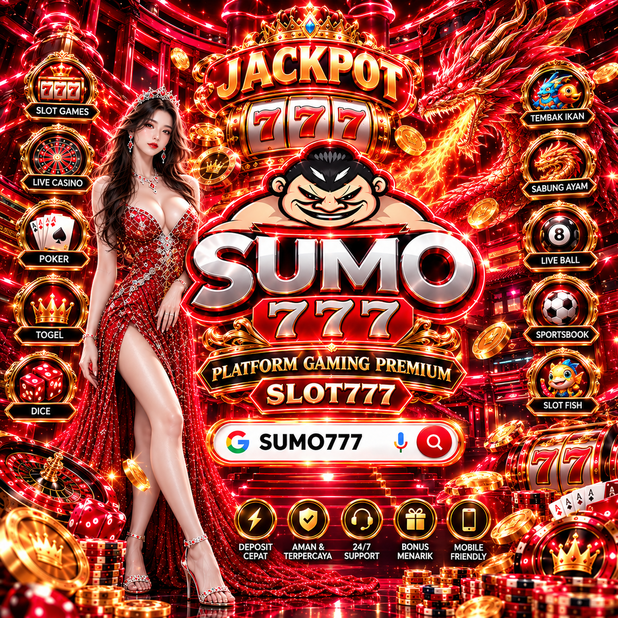 SUMO777 💎 Platform Gaming Premium Slot777 dengan Beragam Pilihan Permainan!